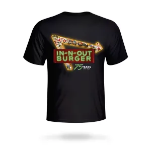 2024 Youth 75th Anniversary T-shirt Black