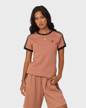 Adidas Women's 3 Stripe Slim T-Shirt Clastr