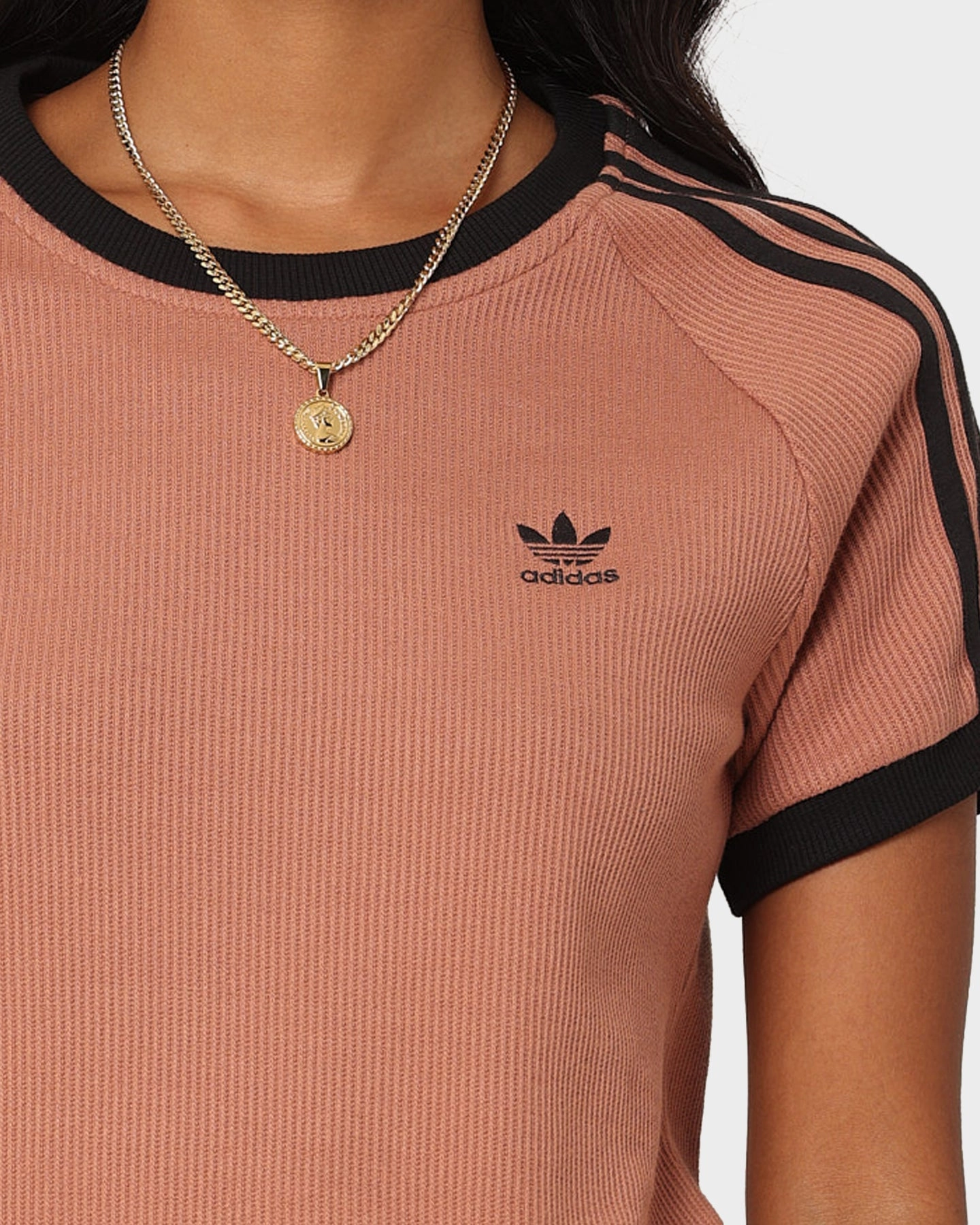 Adidas Women's 3 Stripe Slim T-Shirt Clastr