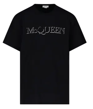 Alexander McQueen Logo Printed Crewneck T-Shirt