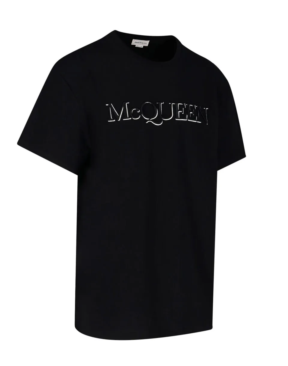 Alexander McQueen Logo Printed Crewneck T-Shirt