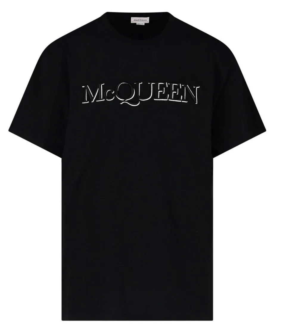 Alexander McQueen Logo Printed Crewneck T-Shirt