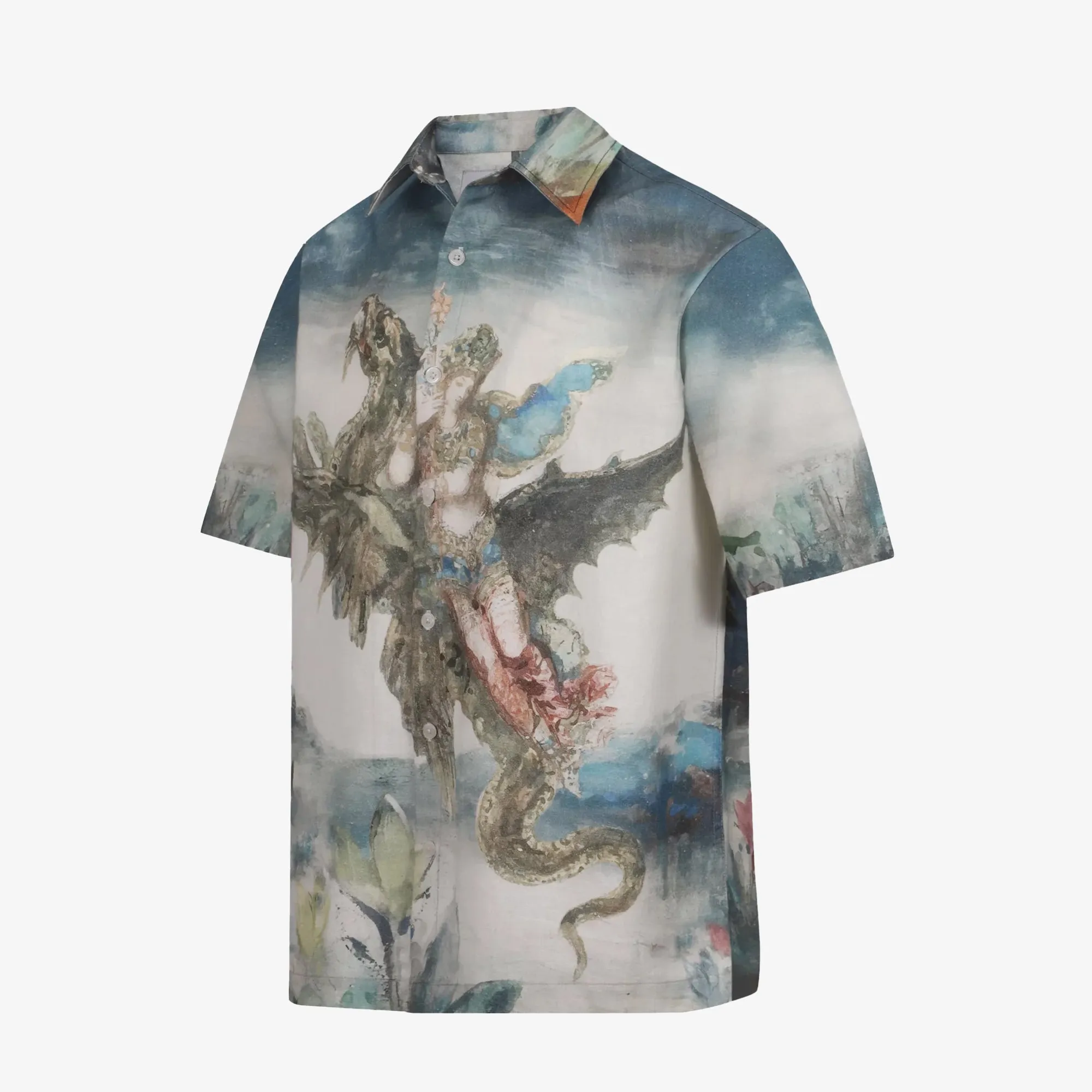 ALMOST GODS | DREAM OF THE ORIENT LINEN SHIRT { MULTI
