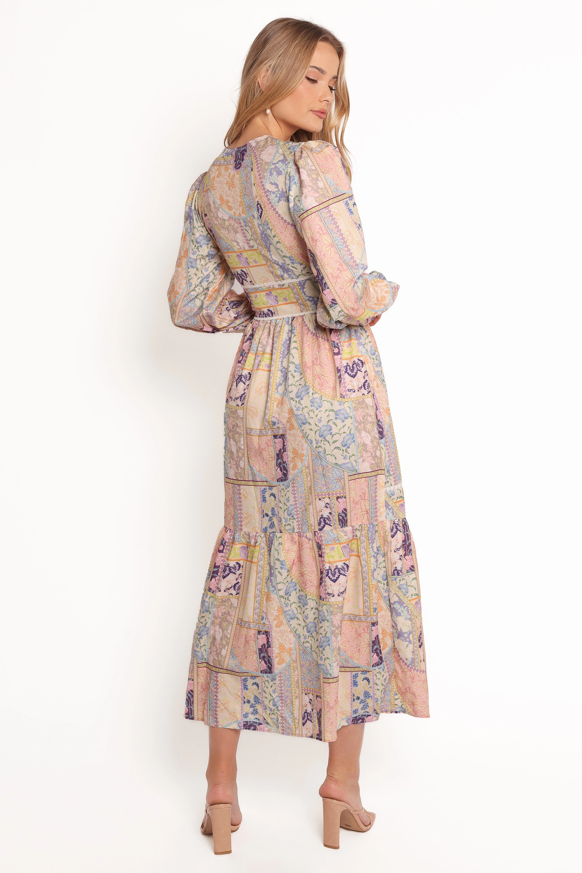 Ariella Maxi Dress - Patchwork