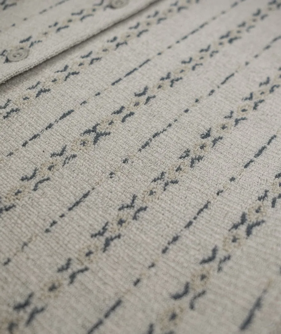Asbury Knit Button Down - Tan