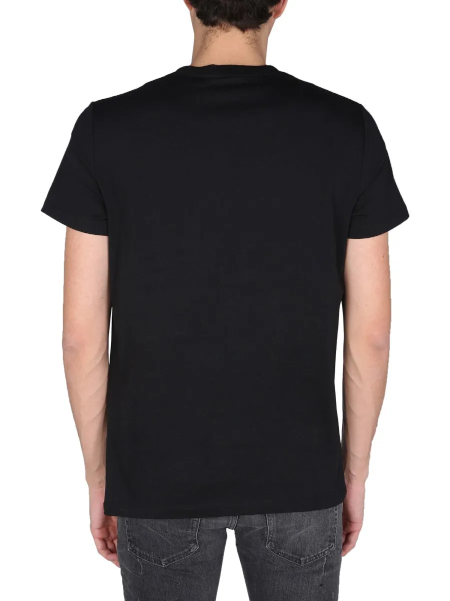 Balmain Logo Printed Crewneck T-Shirt
