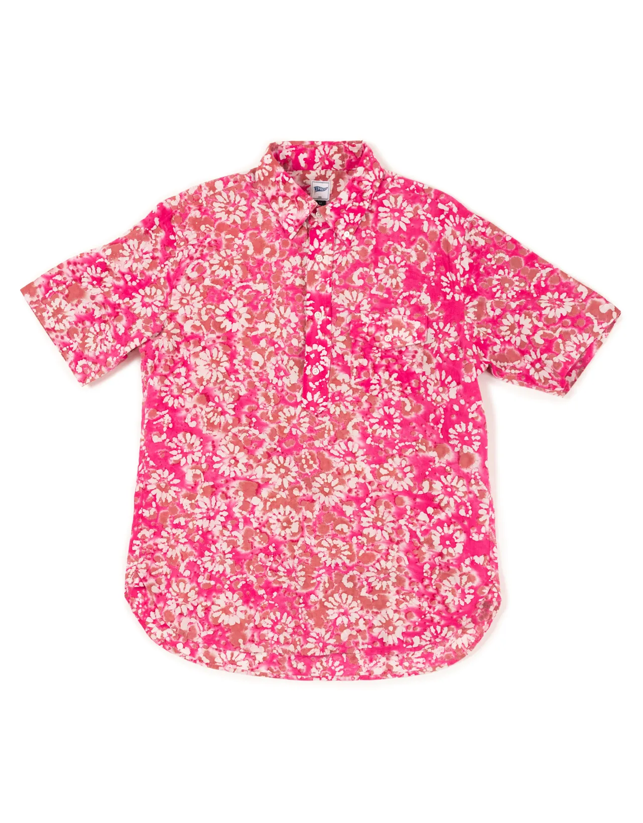 BATIK PRINT POPOVER - PINK