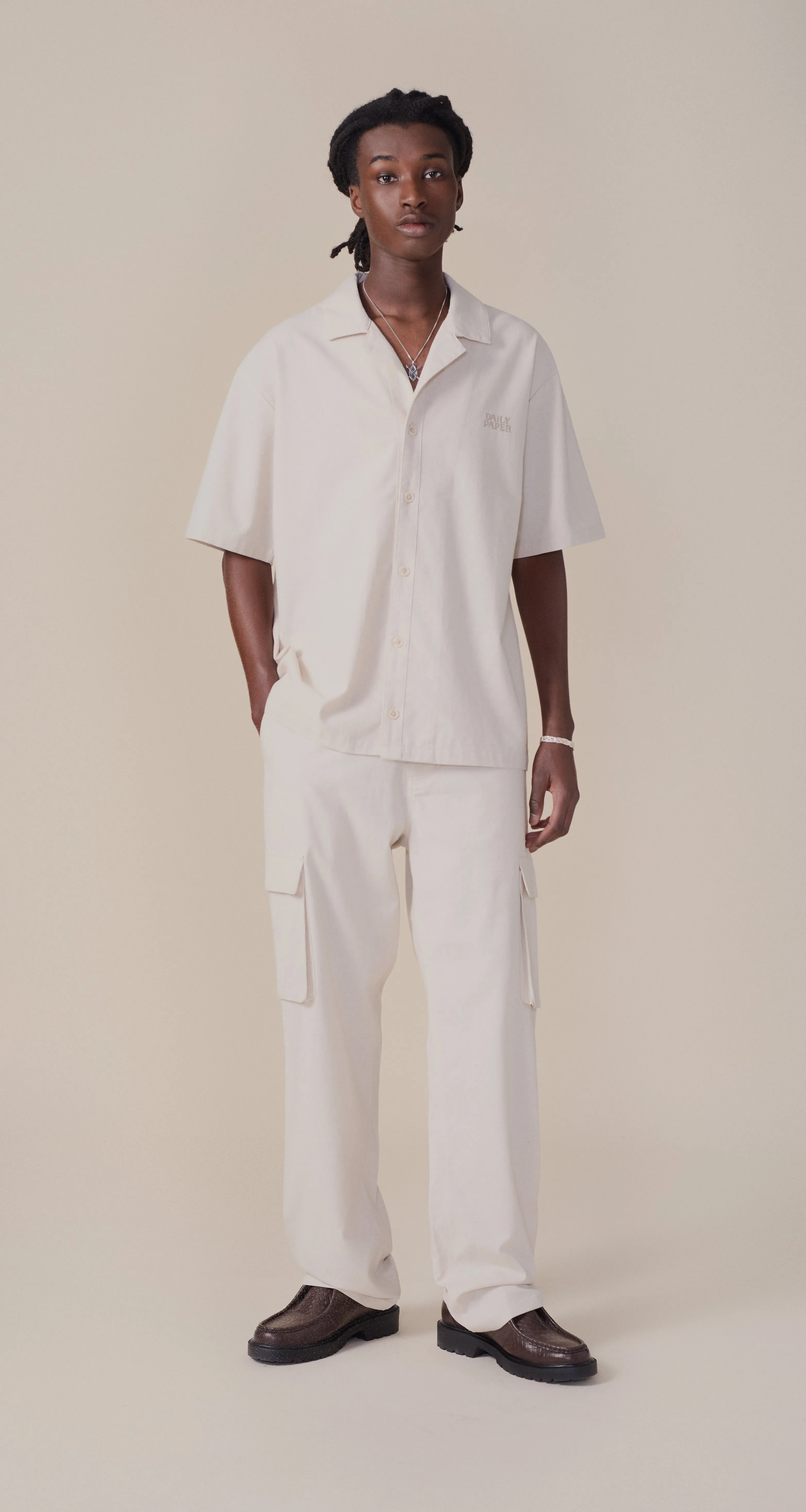 Beige Linen Shirt