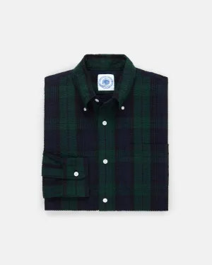 BLACKWATCH TARTAN SEERSUCKER SHIRT