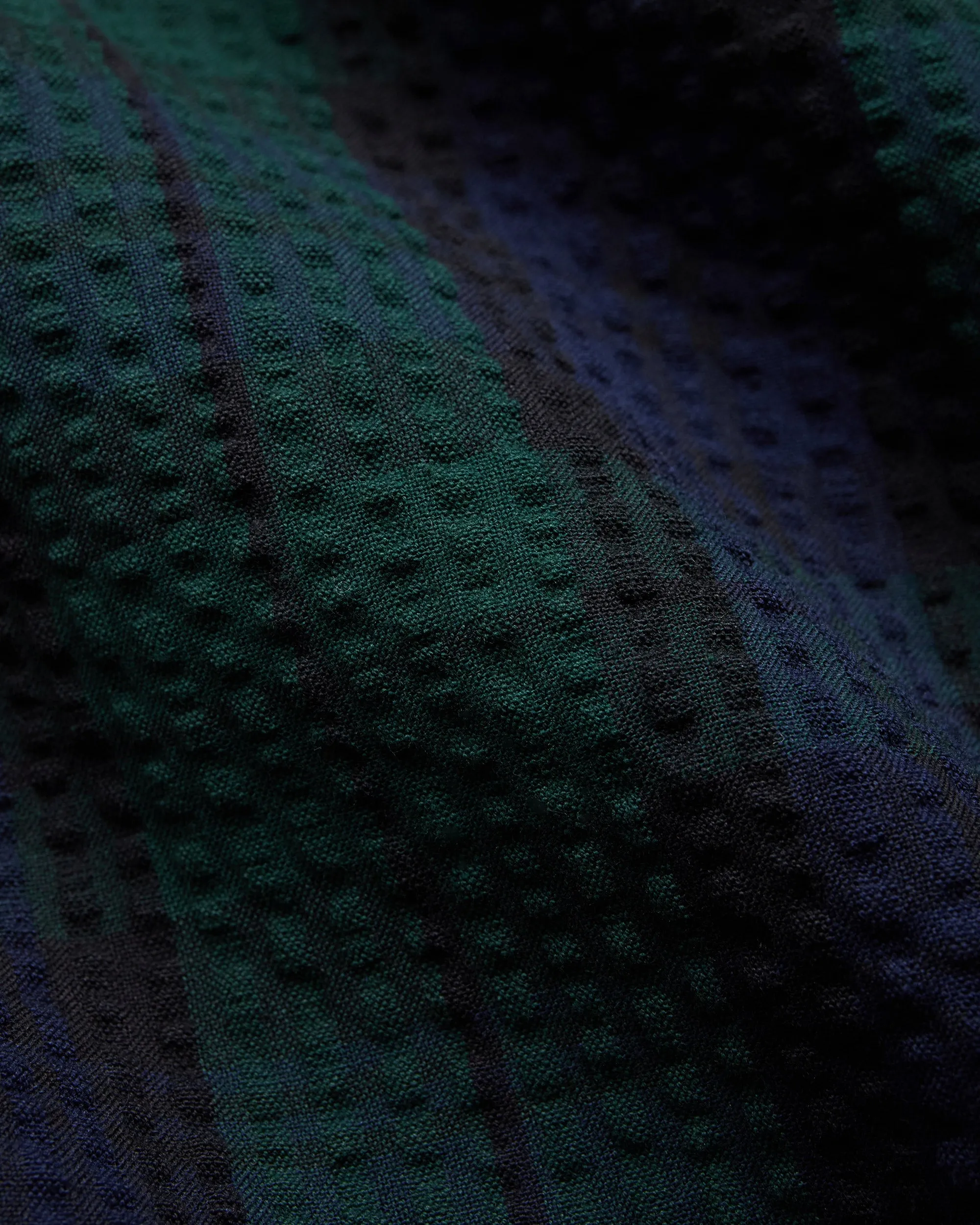BLACKWATCH TARTAN SEERSUCKER SHIRT