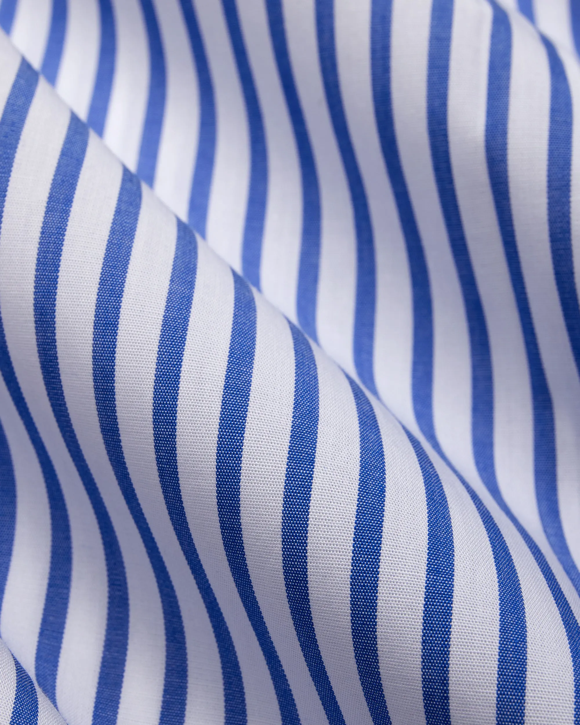 BLUE BUTCHER STRIPE DRESS SHIRT