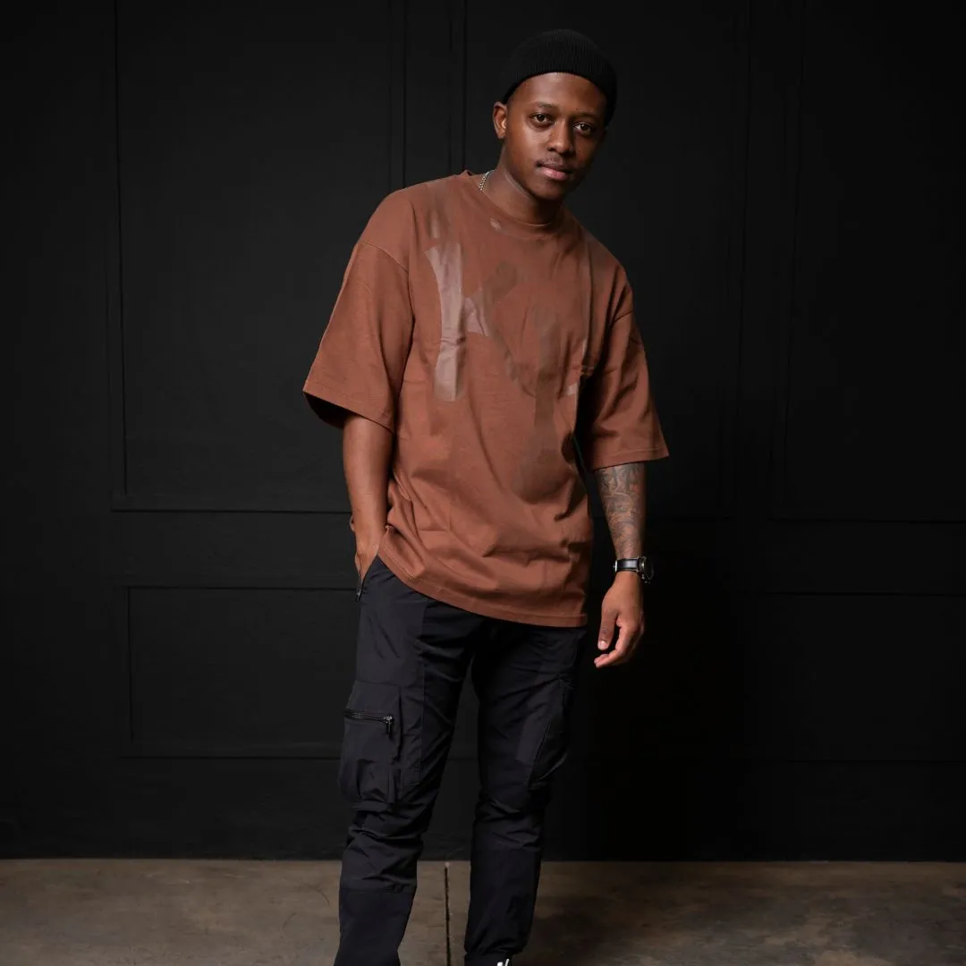 Brown on Brown Konkhe 14 Unisex oversized Premium T-shirts