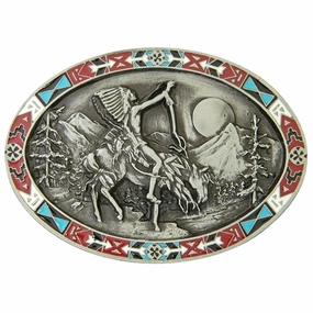 BU-017 End of the Trail Belt Buckle