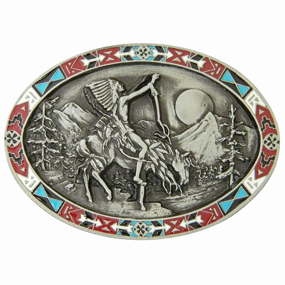 BU-017 End of the Trail Belt Buckle