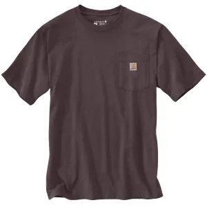 Carhartt Men's Short Sleeve Pocket T-Shirt_Dark Sepia Heather
