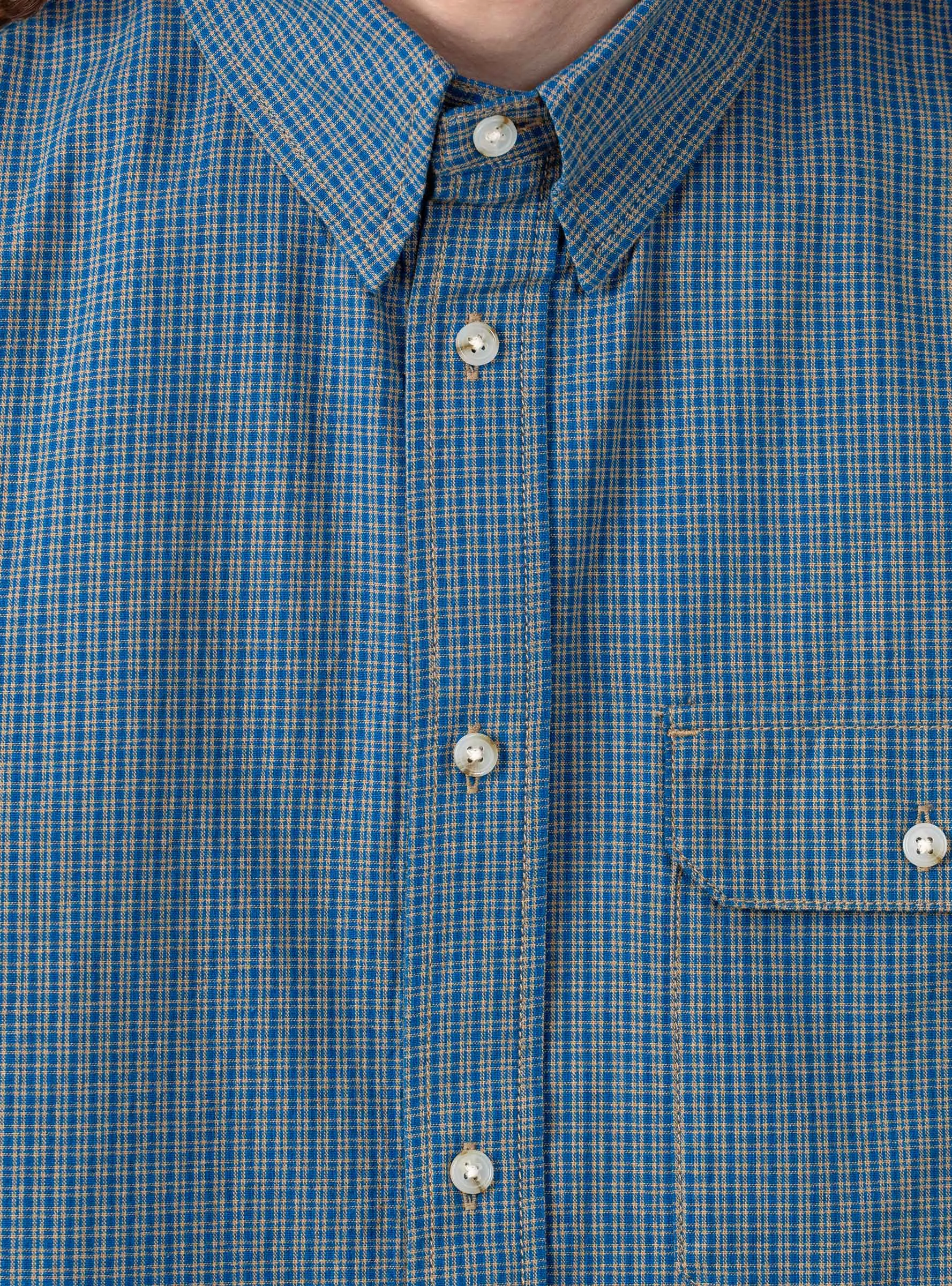 Checkered Stance Shirt Sierra Navy Check