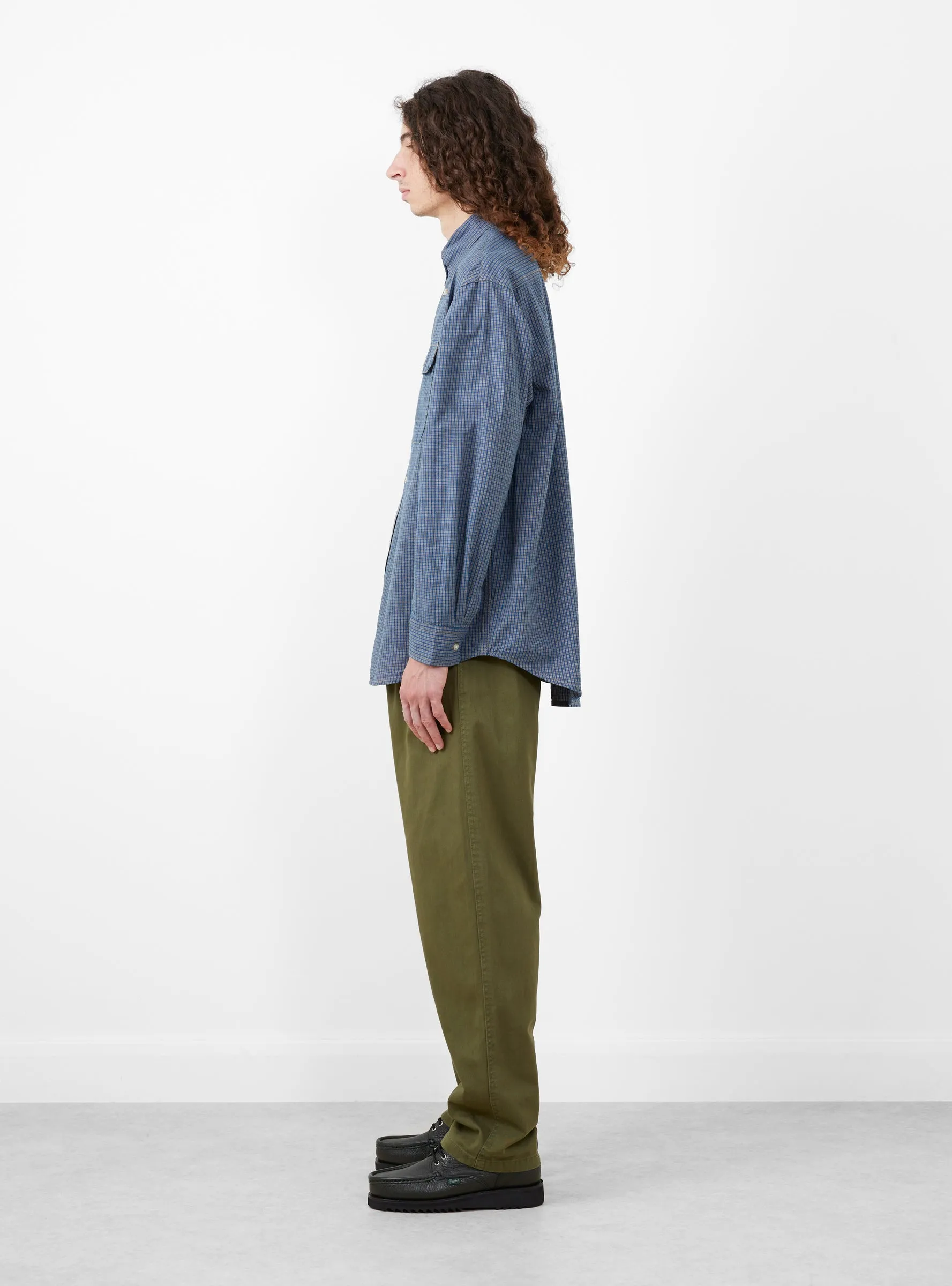 Checkered Stance Shirt Sierra Navy Check