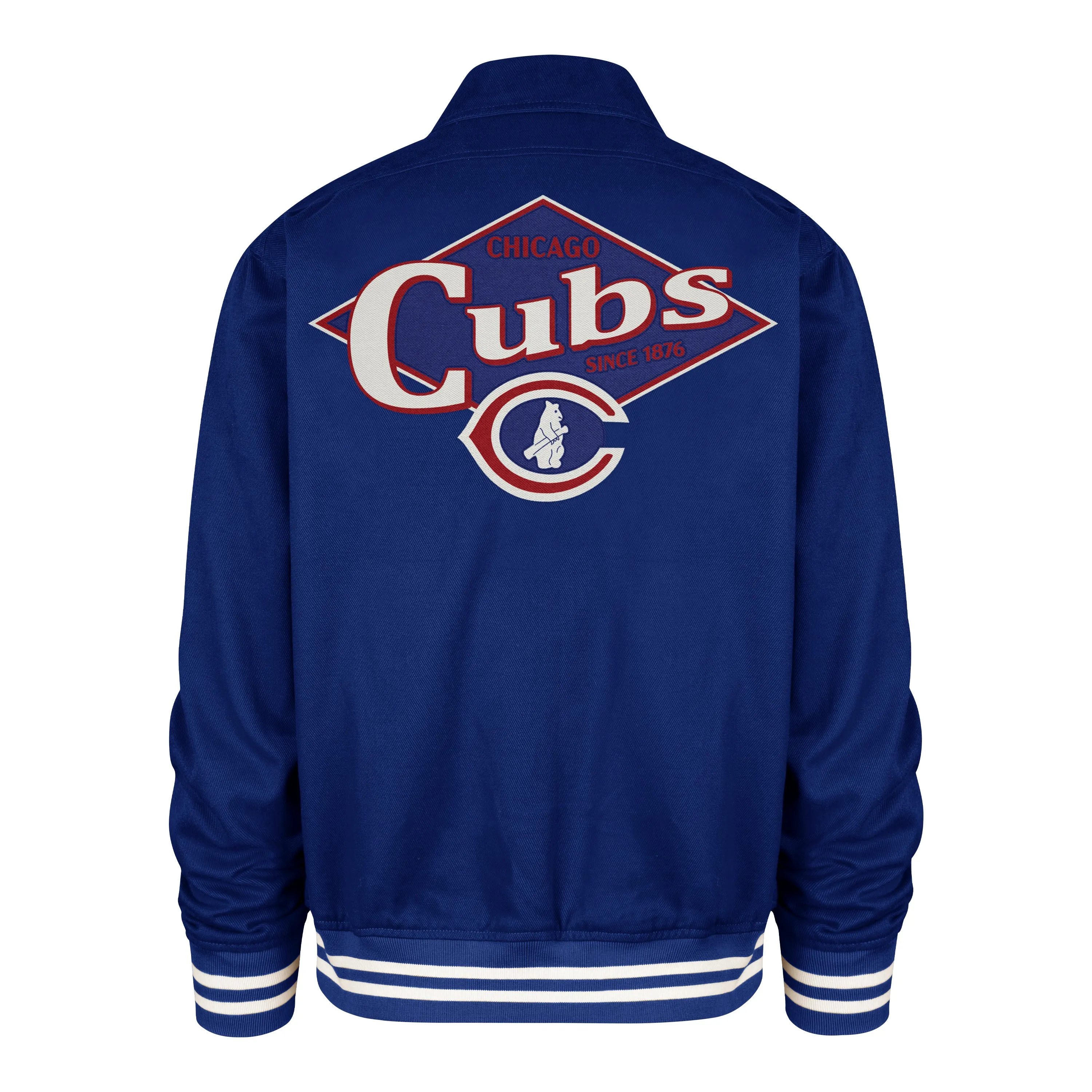 CHICAGO CUBS COOPERSTOWN GOLDEN DIAMOND HOMESTEAD JACKET