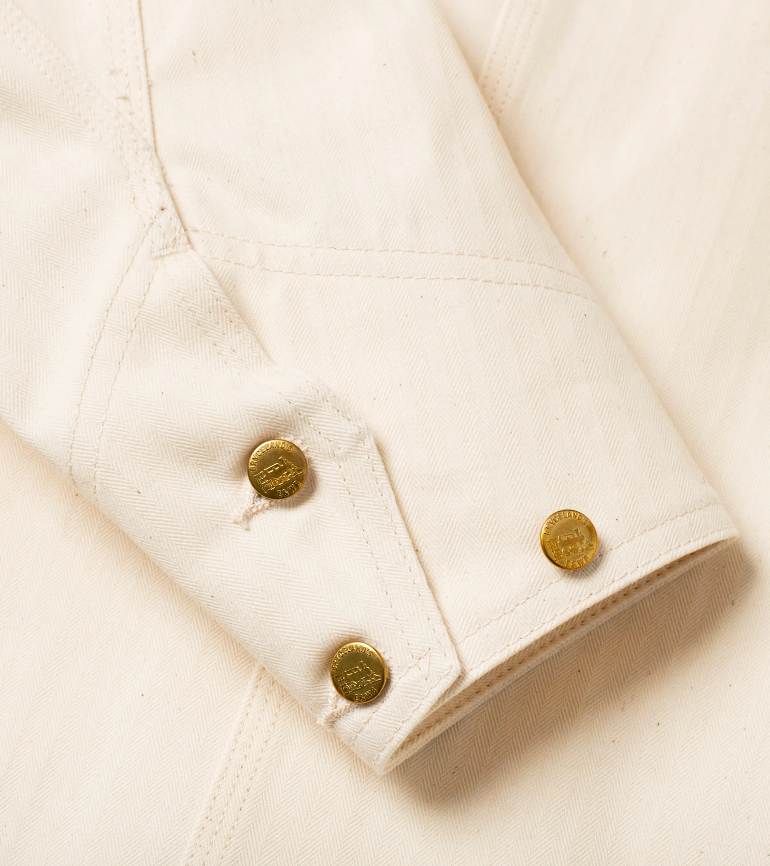 Chore Coat HBT White