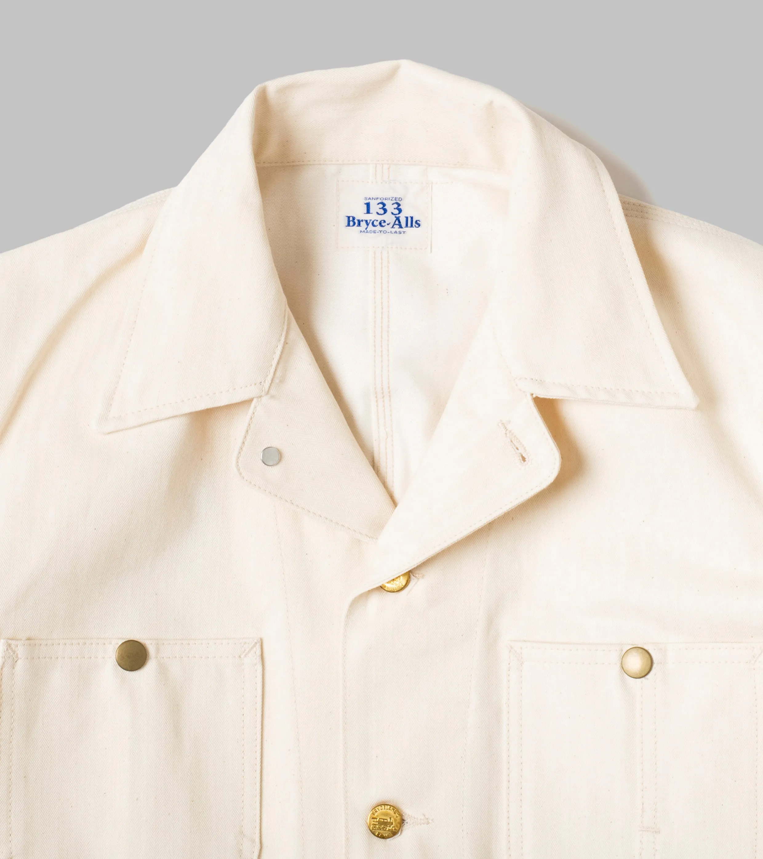 Chore Coat HBT White