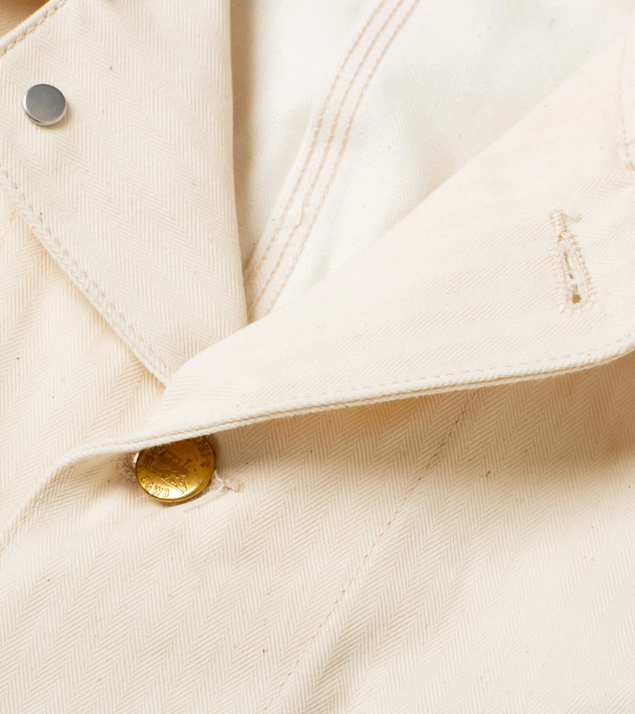 Chore Coat HBT White