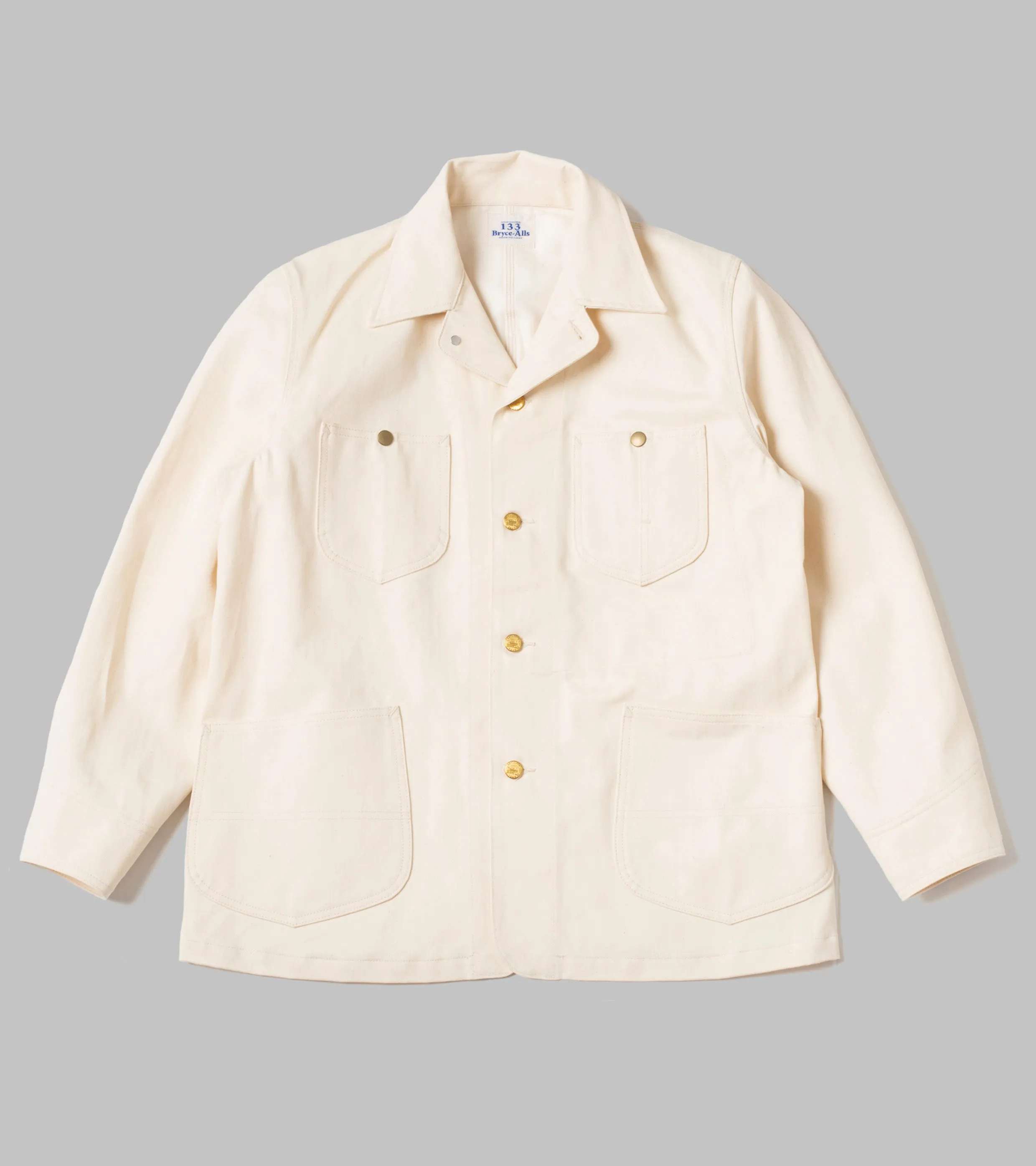 Chore Coat HBT White