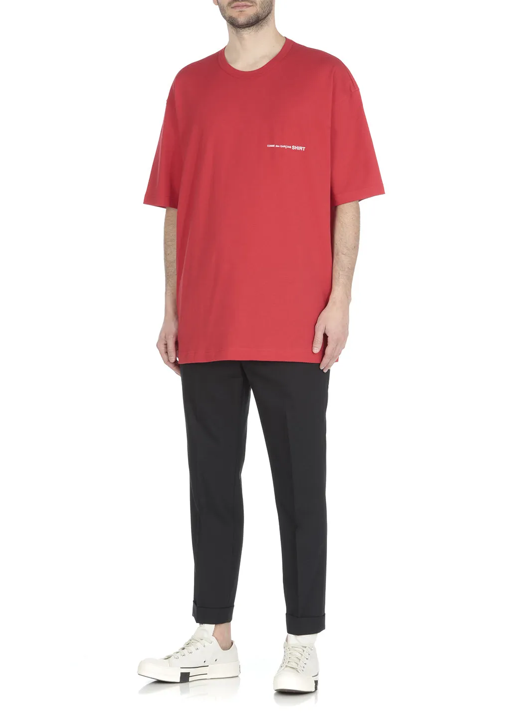 Comme des Garçons Shirt Logo Printed T-Shirt