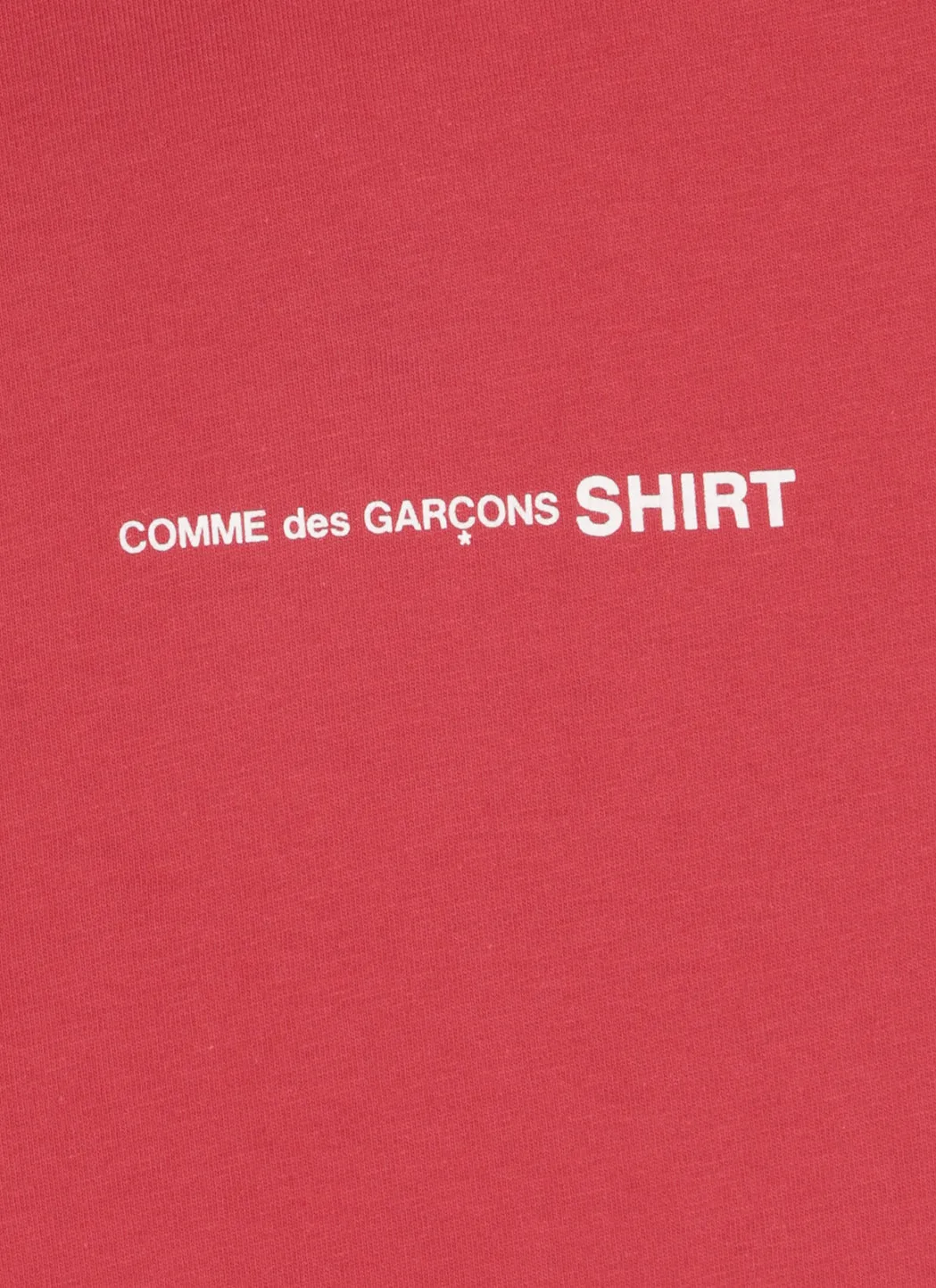 Comme des Garçons Shirt Logo Printed T-Shirt