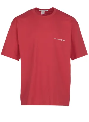 Comme des Garçons Shirt Logo Printed T-Shirt
