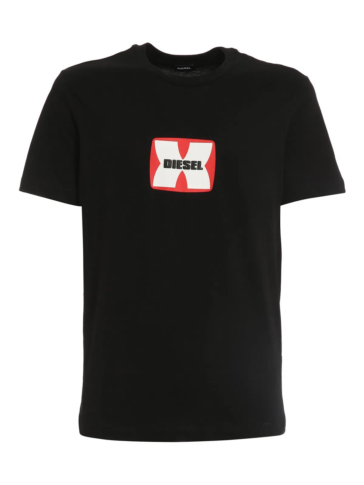 Diesel T-Diegor-K47 Logo Printed Crewneck T-Shirt