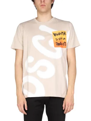 Disclaimer Printed Crewneck T-Shirt