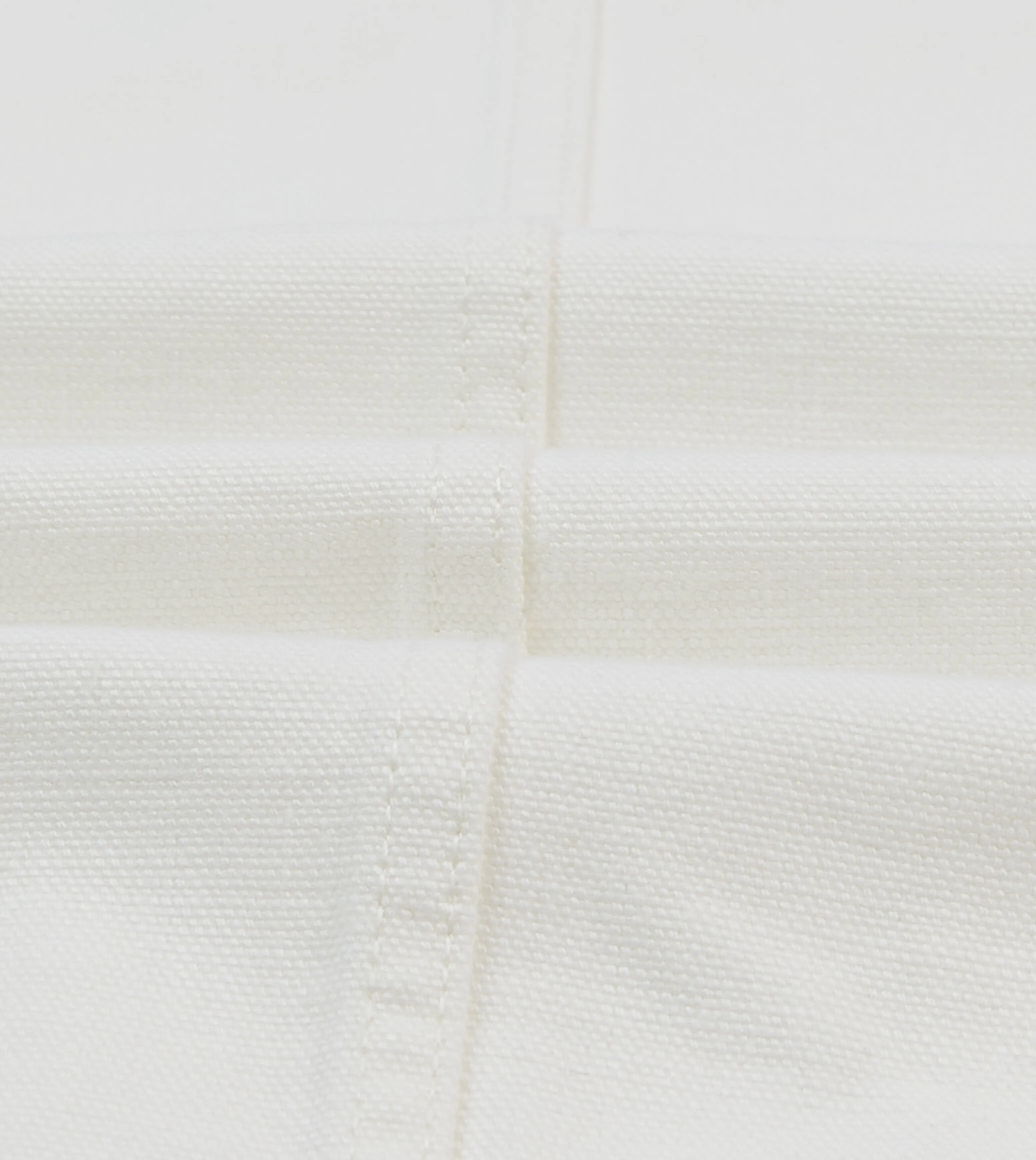 Ecru Cotton Canvas Work Jacket