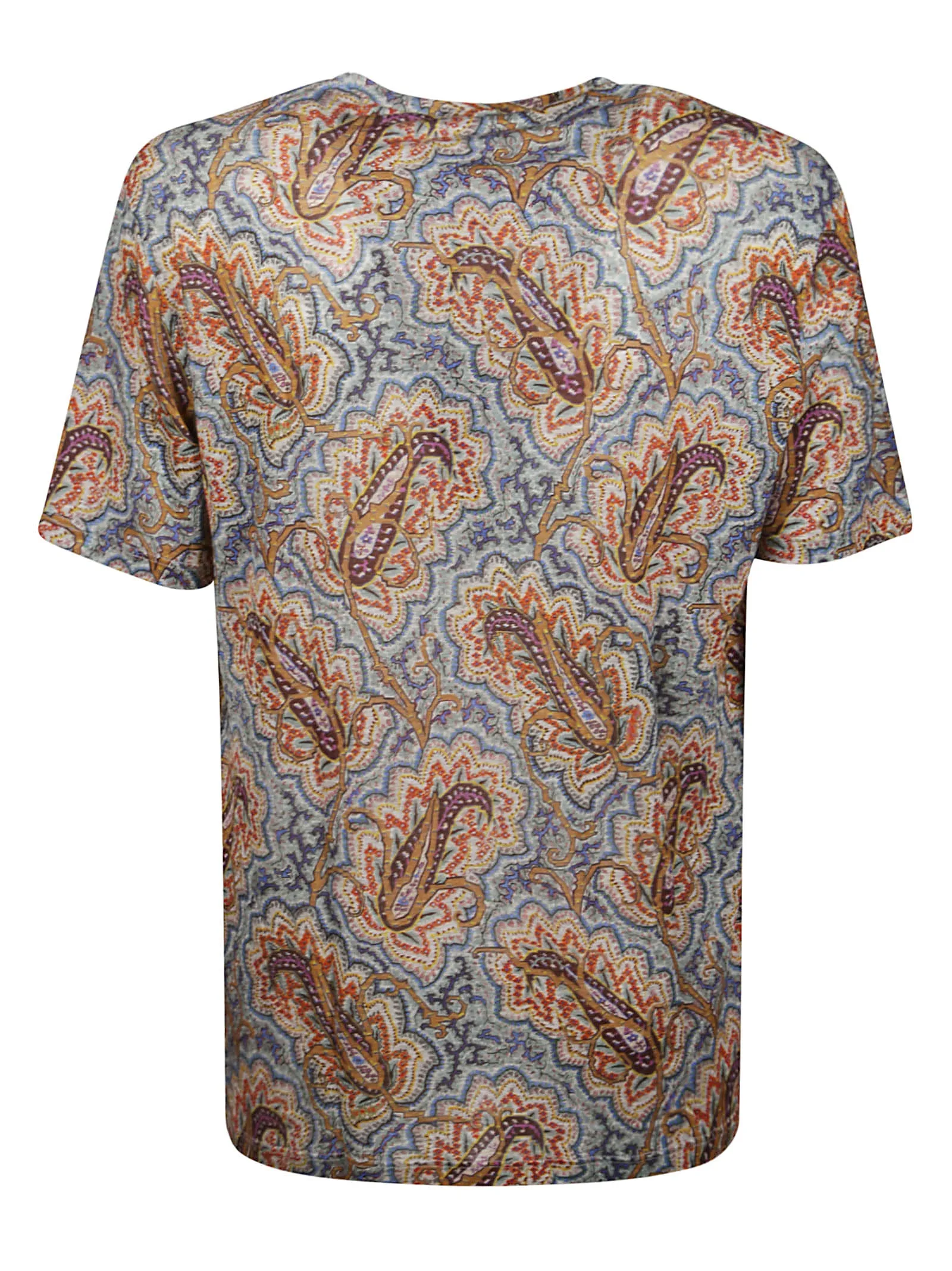 Etro Paisley Printed Crewneck T-Shirt