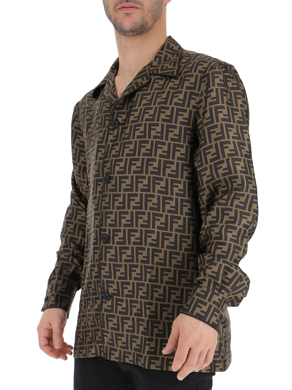 Fendi Allover FF Motif Printed Shirt