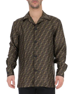 Fendi Allover FF Motif Printed Shirt