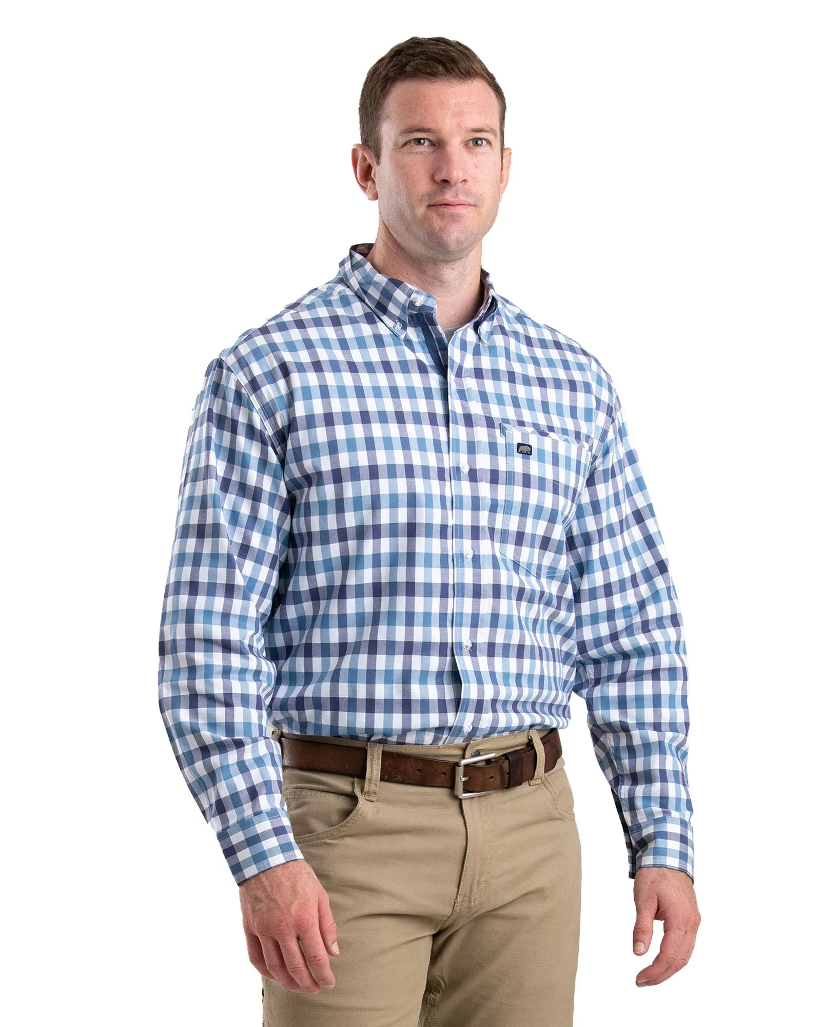 Foreman Flex Long Sleeve Button Down Shirt