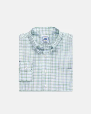 GOLD LABEL DRESS SHIRT - BLUE/GREEN CHECK