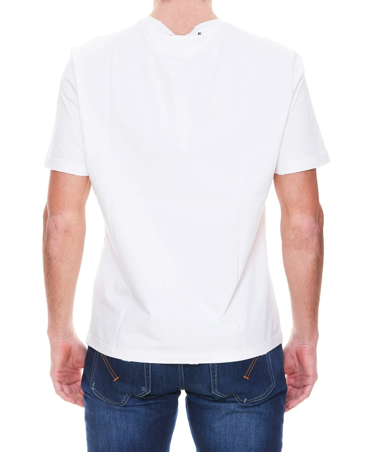Golden Goose Deluxe Brand Logo Printed Crewneck T-Shirt