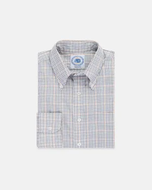 GREY/GOLD/GREEN CHECK SHIRT