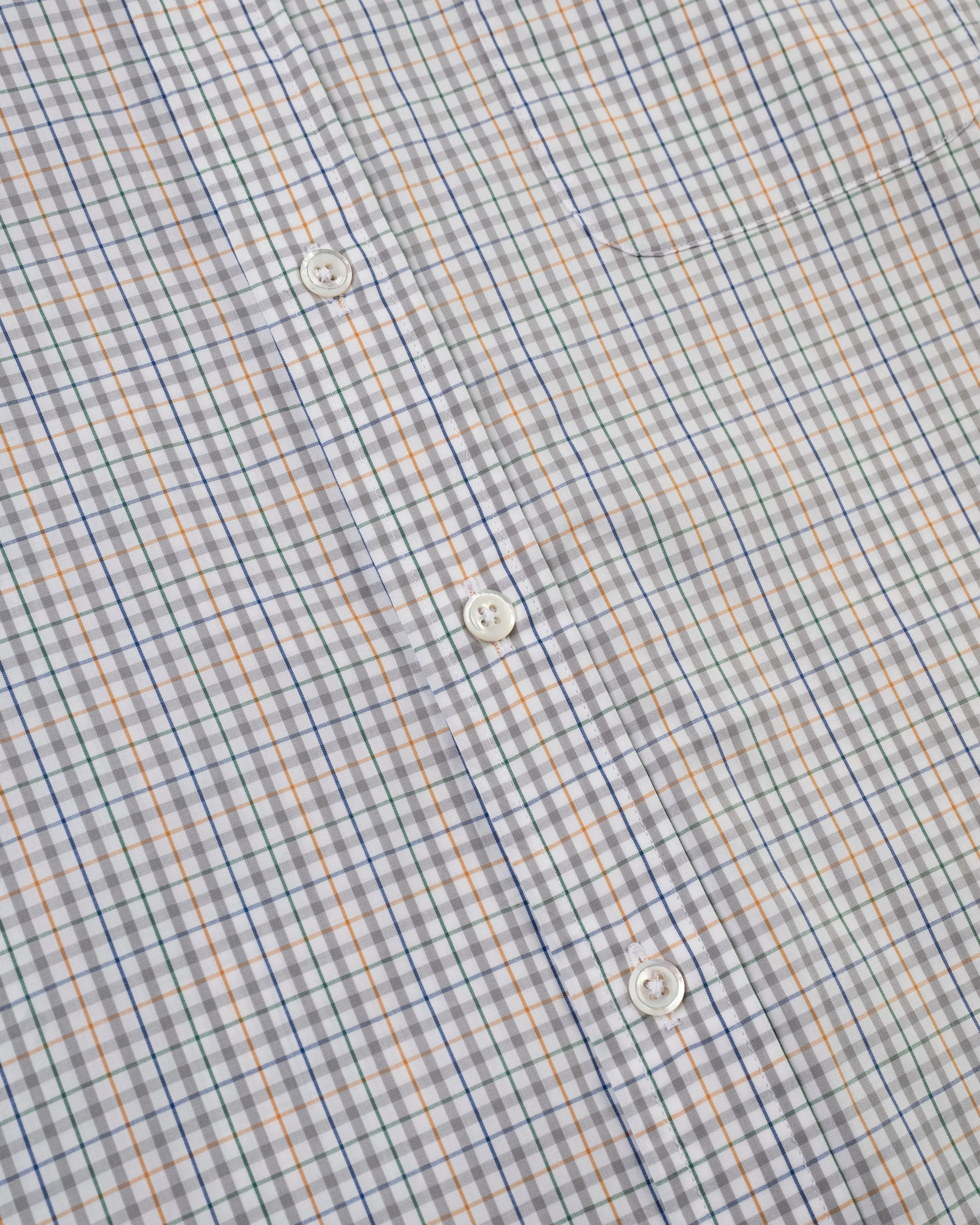 GREY/GOLD/GREEN CHECK SHIRT