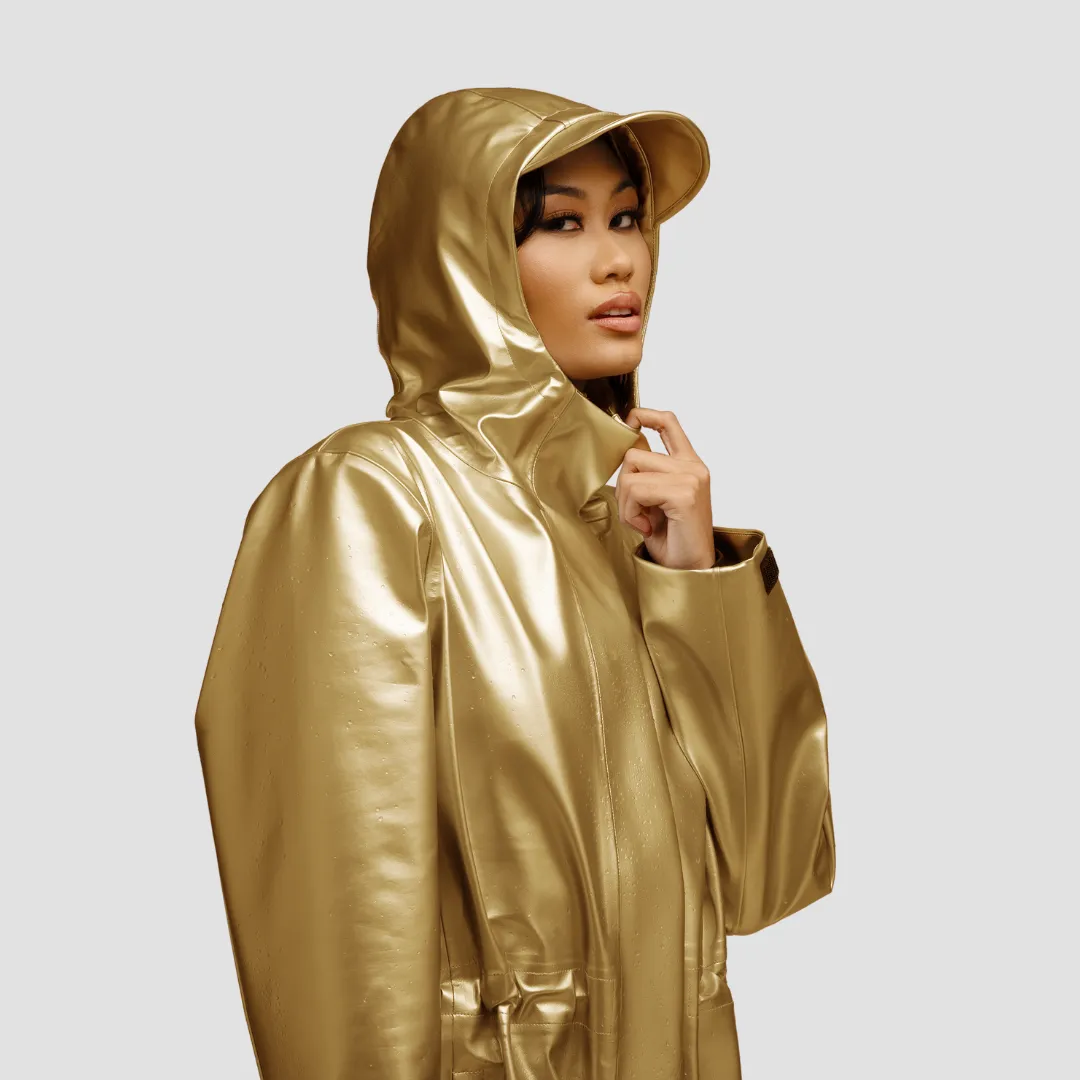 Hairbrella Satin-Lined, Waterproof Rain Jacket