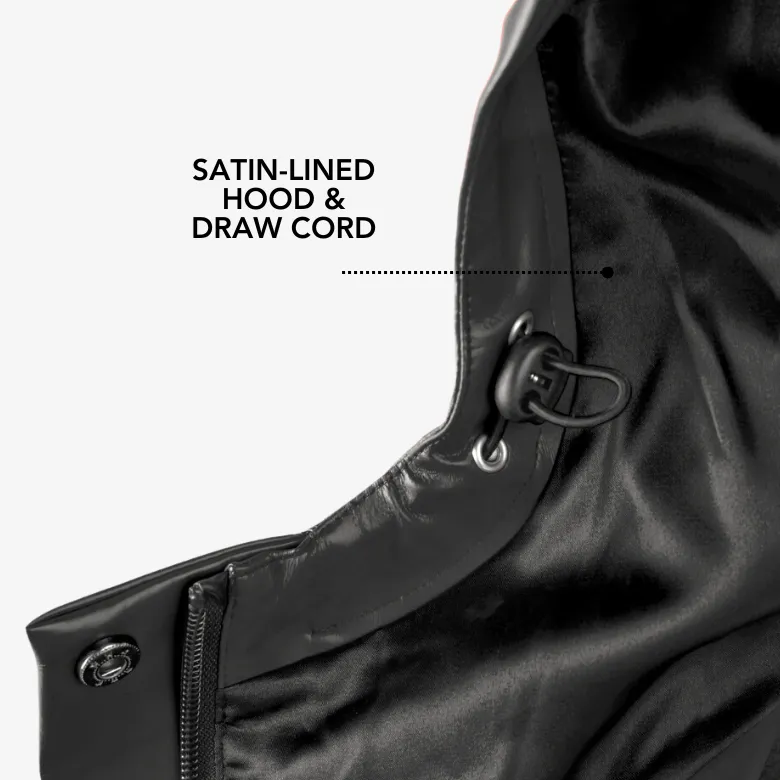 Hairbrella Satin-Lined, Waterproof Rain Jacket