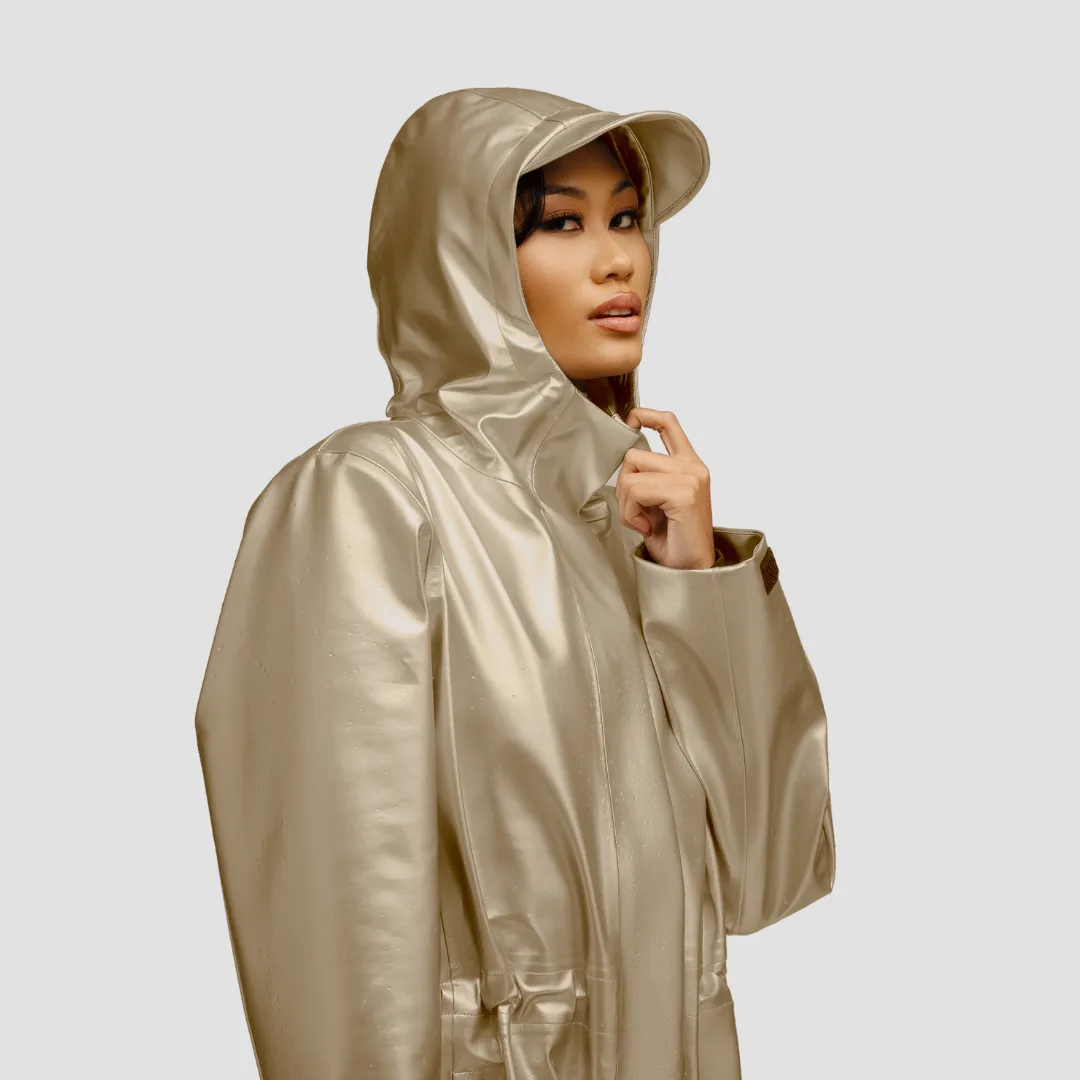 Hairbrella Satin-Lined, Waterproof Rain Jacket