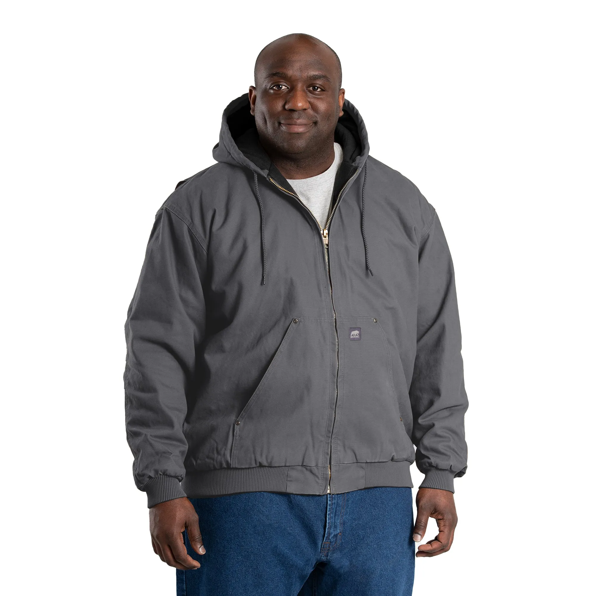 Heartland Washed Duck Hooded Work Jacket