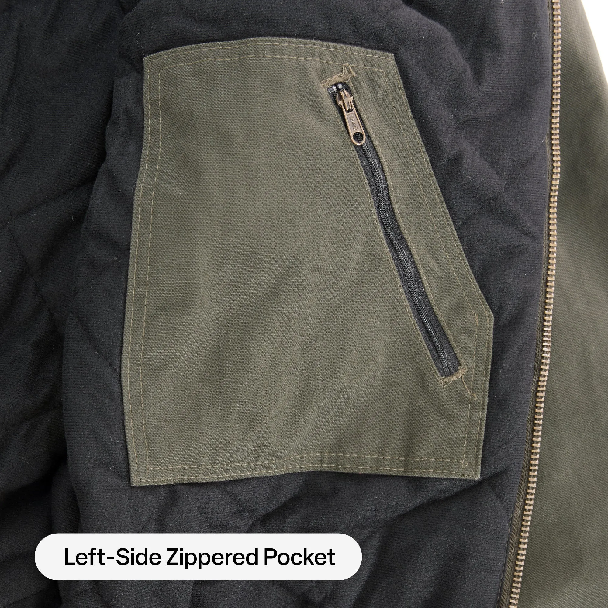 Heartland Washed Duck Hooded Work Jacket