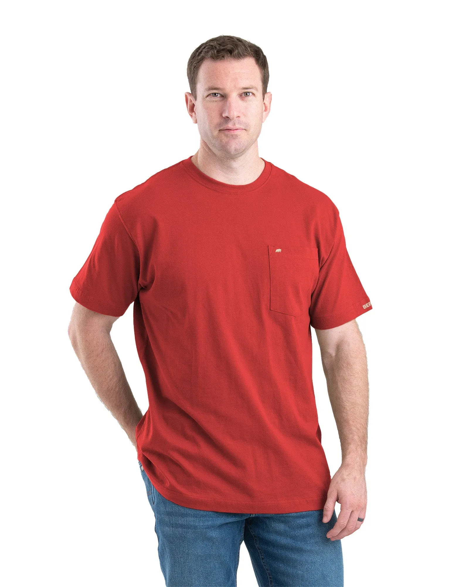 Heavyweight Short Sleeve Pocket T-Shirt