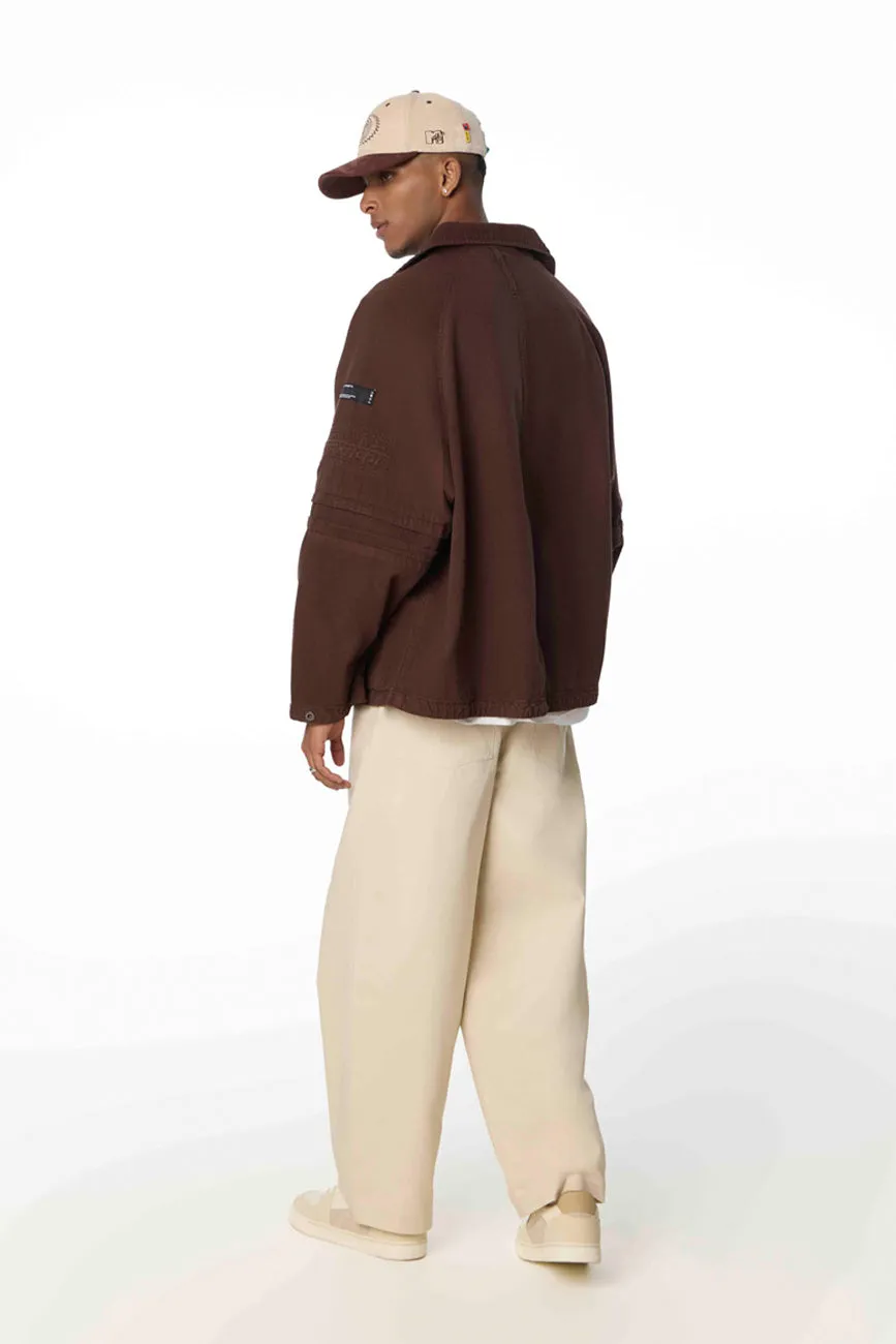 Hobo Shacket // Brown