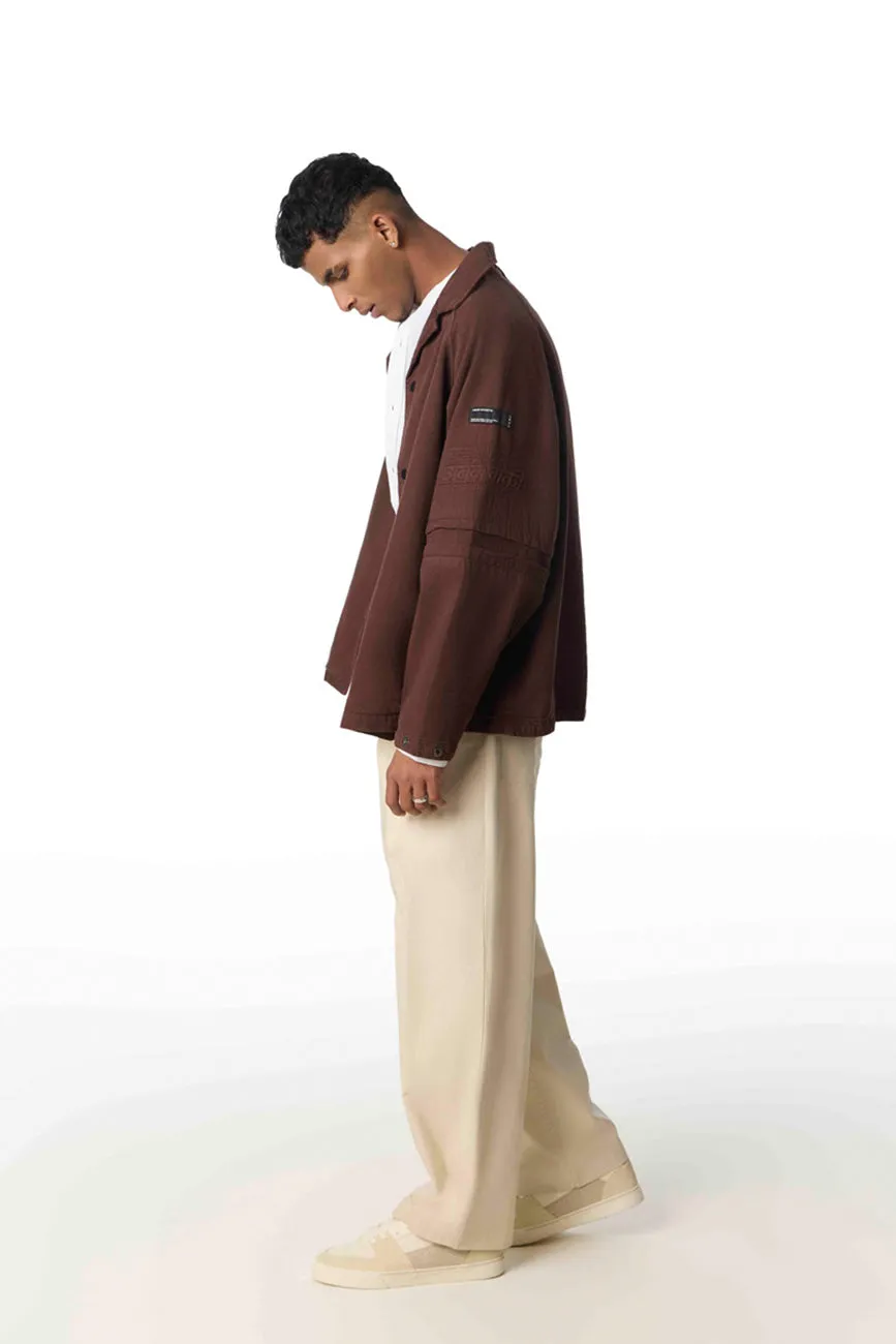 Hobo Shacket // Brown