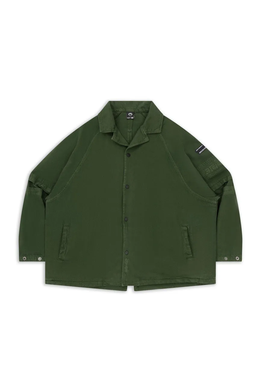 Hobo Shacket // Hunter Green
