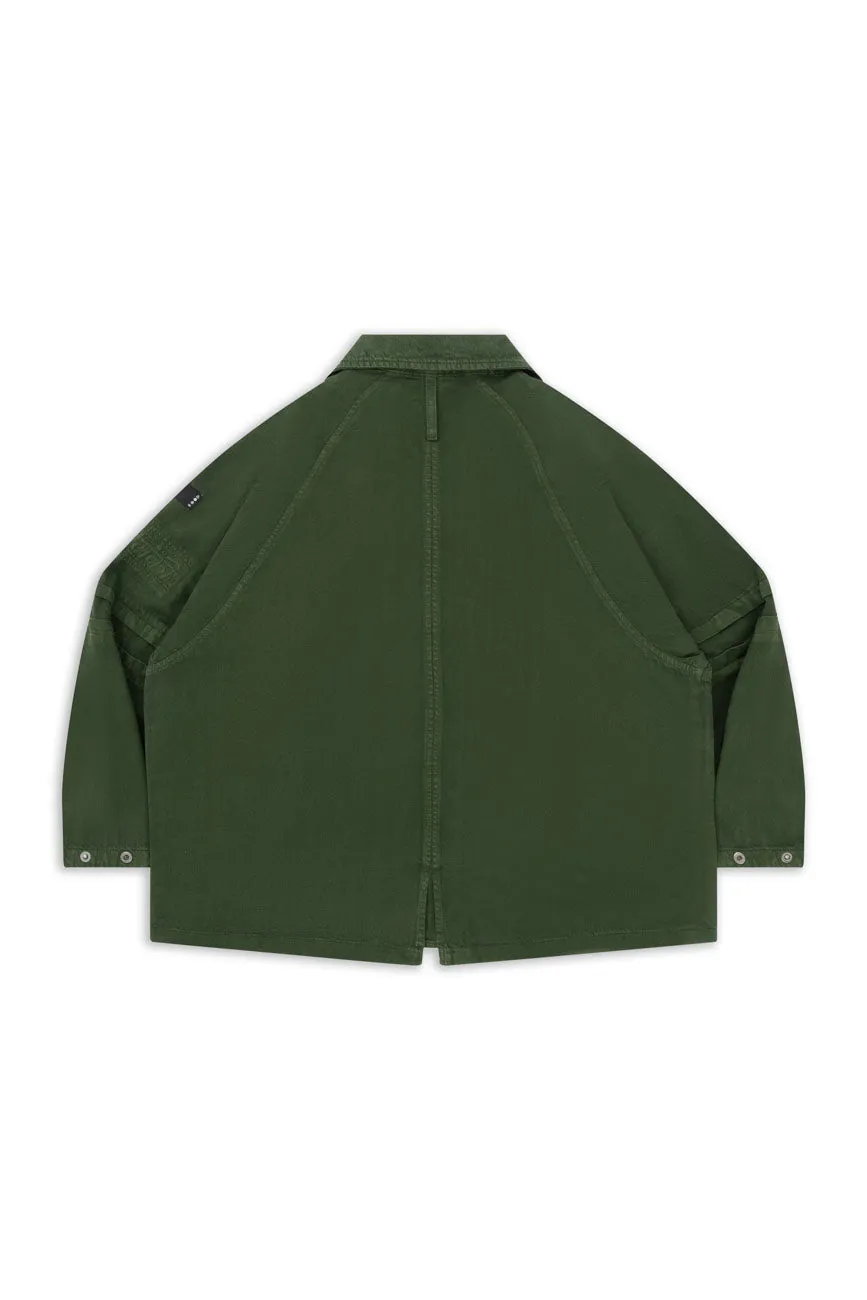 Hobo Shacket // Hunter Green